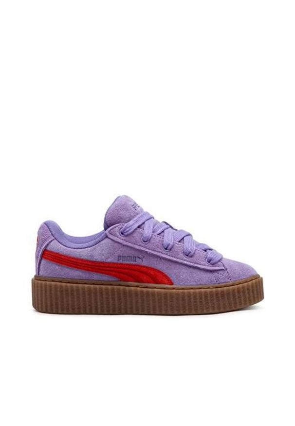 Buty do chodzenia damskie Puma Creeper Phatty. Okazja: na co dzień. Kolor: wielokolorowy, fioletowy. Materiał: zamsz, materiał. Szerokość cholewki: normalna. Sport: turystyka piesza