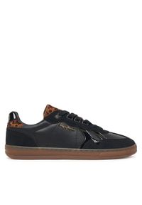 Pepe Jeans Sneakersy Ball Night W PLS000009 Czarny. Kolor: czarny. Materiał: skóra