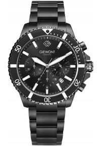Zegarek Giewont Zegarek Męski Chronograph Sapphire Czarny GW3970-B4. Kolor: czarny #1