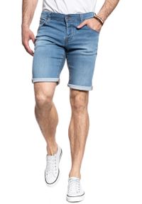 Mustang - SPODENKI MUSTANG Chicago Short DENIM BLUE 1007765 5000 312. Materiał: denim #7