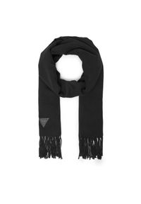 Guess Szalik AM9568 POL03 Czarny. Kolor: czarny. Materiał: materiał, poliester