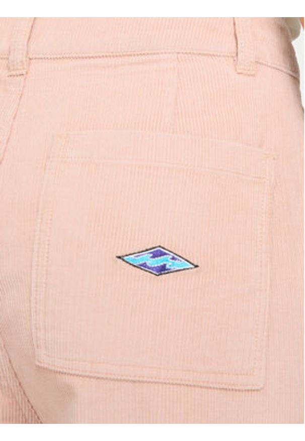 Billabong Spodnie materiałowe Sea Tone EBJNP00139 Różowy Wide Leg. Kolor: różowy. Materiał: bawełna