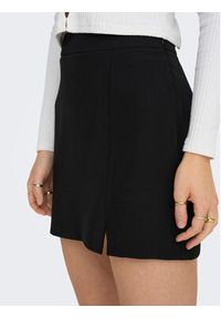 only - ONLY Spódnica mini 15304133 Czarny Regular Fit. Kolor: czarny. Materiał: syntetyk #5