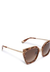 Furla Okulary przeciwsłoneczne WD00129 ACM000 AN000 Brązowy. Kolor: brązowy