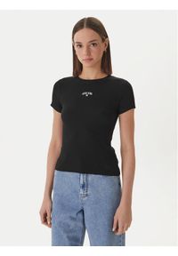 Guess Jeans T-Shirt W6GPZ3 KA0H1 Czarny Slim Fit. Kolor: czarny. Materiał: bawełna #1
