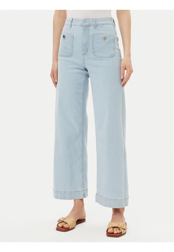 Vero Moda Jeansy Kayla 10328192 Niebieski Wide Leg. Kolor: niebieski