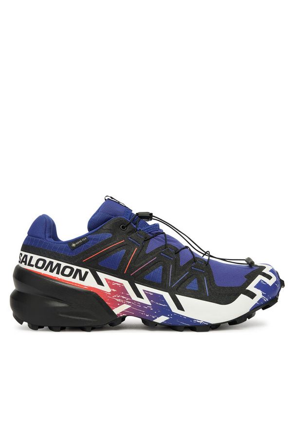 salomon - Buty do biegania Salomon. Kolor: niebieski. Technologia: Gore-Tex. Model: Salomon Speedcross