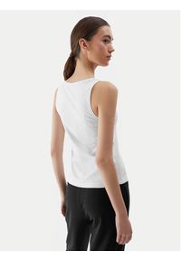 4f - 4F Top 4FWSS24TSLEF041 Biały Slim Fit. Kolor: biały. Materiał: bawełna #3