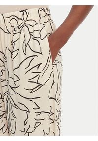 Seafolly Spodnie materiałowe Hothouse Flowers 55631-PA Beżowy Wide Leg. Kolor: beżowy. Materiał: wiskoza #4