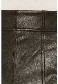 Spanx - Spodnie. Stan: podwyższony. Kolor: czarny. Materiał: skóra #4