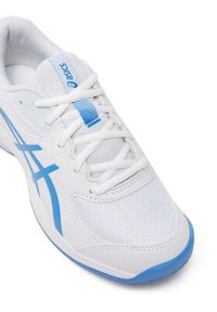 Asics Buty do tenisa Gel-Game Gs Clay/Oc 1044A082 Biały. Kolor: biały. Materiał: skóra. Sport: tenis #7