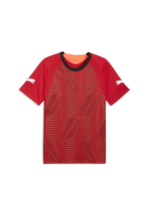Puma - Męska koszulka piłkarska individualFINAL PUMA. Kolor: czerwony, czarny, wielokolorowy, zielony. Sport: piłka nożna