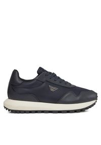 Emporio Armani Sneakersy X4X630 XN877 N151 Granatowy. Kolor: niebieski. Materiał: materiał