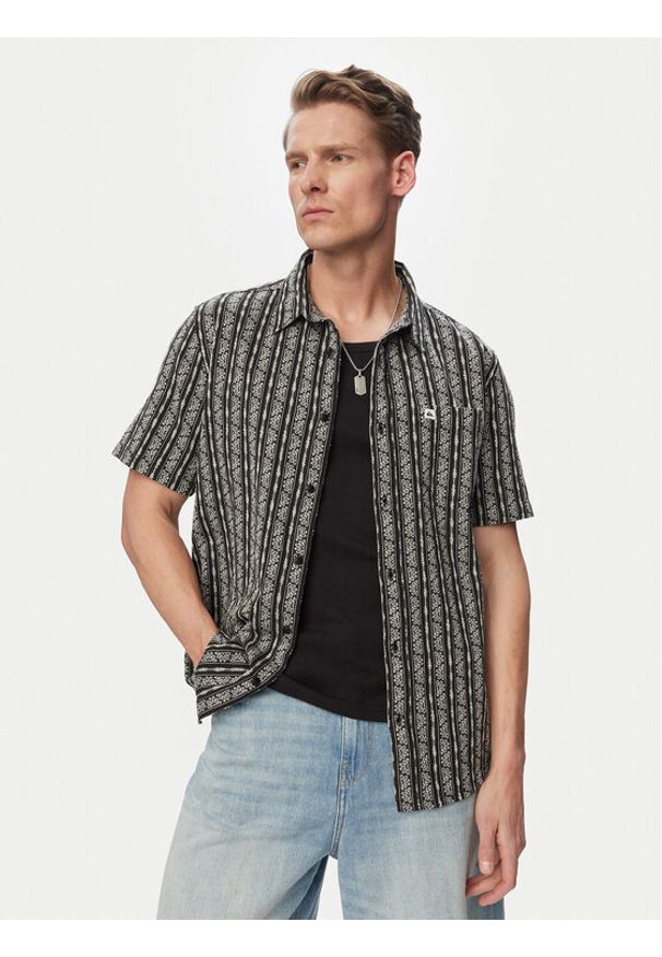 Quiksilver Koszula Street Way EQYWT04608 Czarny Regular Fit. Kolor: czarny. Materiał: bawełna. Styl: street