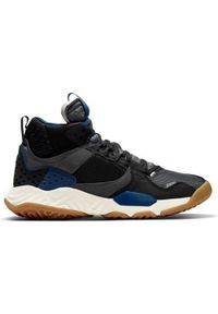 Buty koszykarskie męskie Nike Jordan Delta Mid. Zapięcie: sznurówki. Kolor: wielokolorowy, niebieski, czarny. Materiał: guma, materiał, tkanina, syntetyk. Szerokość cholewki: normalna