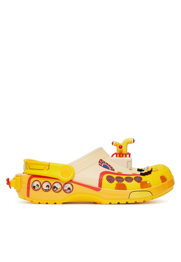Crocs Klapki Beatles Ylw Sb Cls Clg 210893 Kolorowy. Wzór: kolorowy