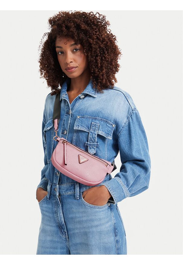 Guess Torebka Devon TWDP97 45083 Różowy. Kolor: różowy. Materiał: skórzane