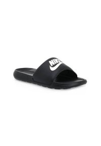 Klapki męskie Nike Victory One Lide. Zapięcie: bez zapięcia. Kolor: czarny. Materiał: syntetyk, materiał. Szerokość cholewki: normalna. Sport: turystyka piesza, pływanie, fitness