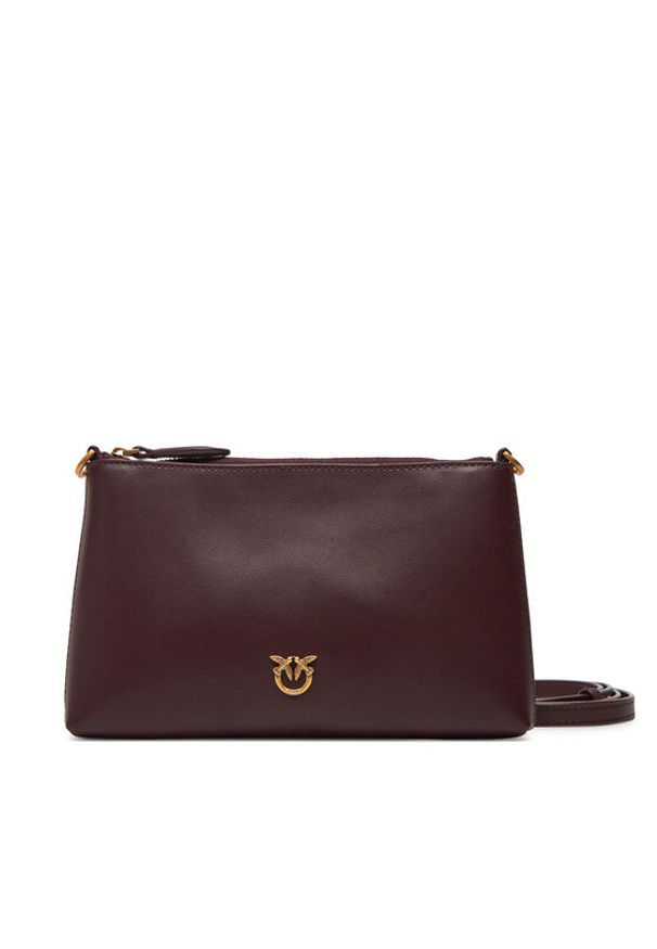Pinko - PINKO Torebka Flat Horizontal Mini PE 25 PCPL 104277 A0F1 Fioletowy. Kolor: fioletowy. Materiał: skórzane