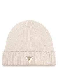Guess Czapka V4BZ08 Z39B0 Beżowy. Kolor: beżowy. Materiał: nylon, poliamid