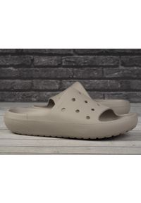 Klapki męskie basenowe Crocs CLASSIC SLIDE V2. Kolor: beżowy