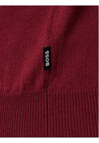 BOSS Sweter H-Hestro 50549986 Czarny Regular Fit. Kolor: czarny. Materiał: wełna #4
