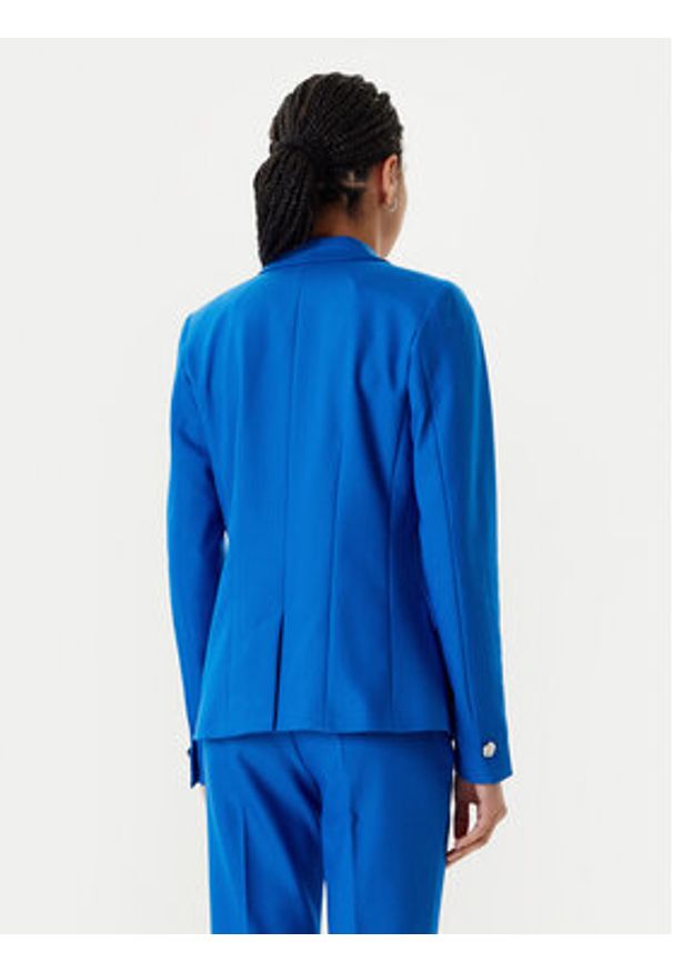 Morgan Marynarka 251-VPKY.F Niebieski Slim Fit. Kolor: niebieski. Materiał: bawełna, syntetyk