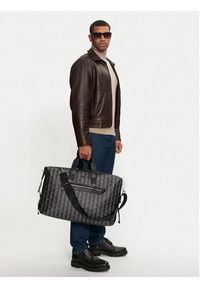 Lacoste Torba The Blend NU4799LX Czarny. Kolor: czarny. Materiał: skóra #5