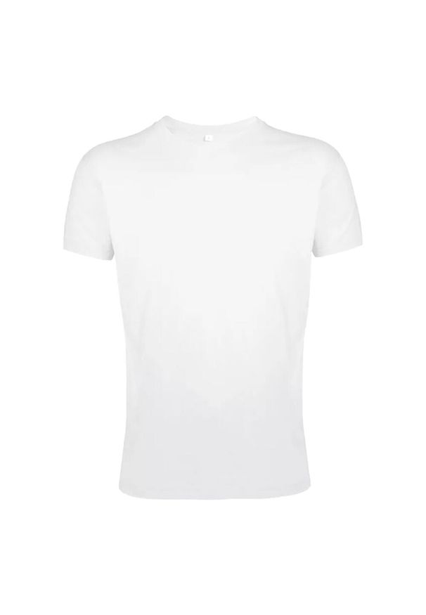 SOL'S - Koszulka Regent Slim Unisex Dla Dorosłych. Kolor: biały. Sport: turystyka piesza