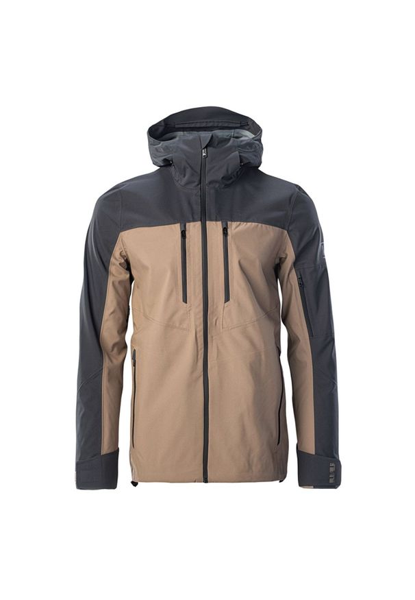 Kurtka męska Magnum Hardshell Jacket - beżowa, Rozmiar XL. Kolor: beżowy. Materiał: hardshell