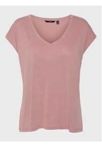 Vero Moda T-Shirt Filli 10247666 Różowy Regular Fit. Kolor: różowy. Materiał: syntetyk #2