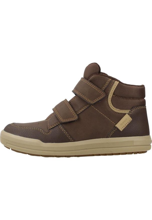 Geox - Buty GEOX J ARZACH Brązowy. Kolor: brązowy. Materiał: syntetyk, tkanina. Sport: turystyka piesza