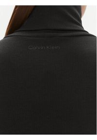 Calvin Klein Golf K20K206053 Czarny Slim Fit. Typ kołnierza: golf. Kolor: czarny