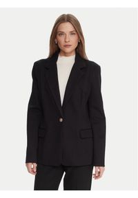 Guess Marynarka W5BN66 KCMU2 Czarny Regular Fit. Kolor: czarny. Materiał: wiskoza #1