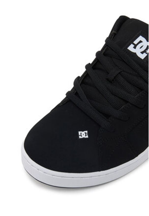 DC Shoes Sneakersy NET 302361-BLW Czarny. Kolor: czarny. Materiał: materiał