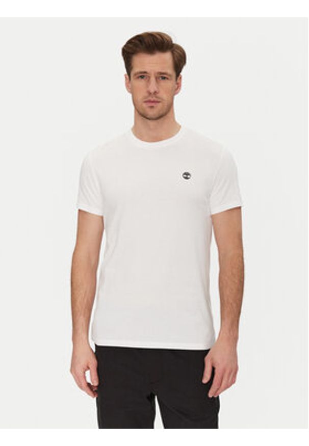 Timberland Komplet t-shirtów TB0A6GH1 Kolorowy Slim Fit. Materiał: bawełna. Wzór: kolorowy