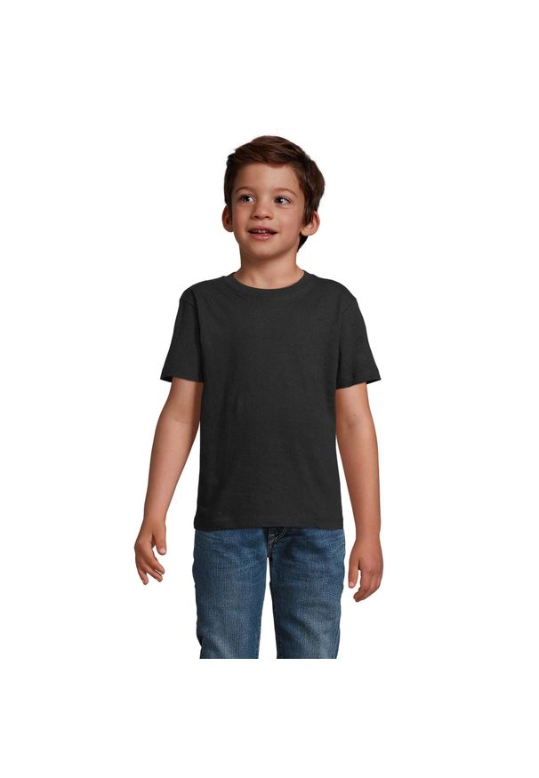 SOL'S - Koszulka Imperial Dla Dzieci. Kolor: czarny, wielokolorowy, brązowy, zielony. Sport: joga i pilates