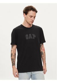 GAP - Gap T-Shirt 570044-02 Czarny Regular Fit. Kolor: czarny. Materiał: bawełna