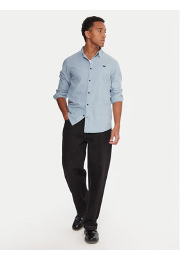 Quiksilver Koszula Premium Stretch EQYWT04670 Błękitny Regular Fit. Kolor: niebieski. Materiał: bawełna
