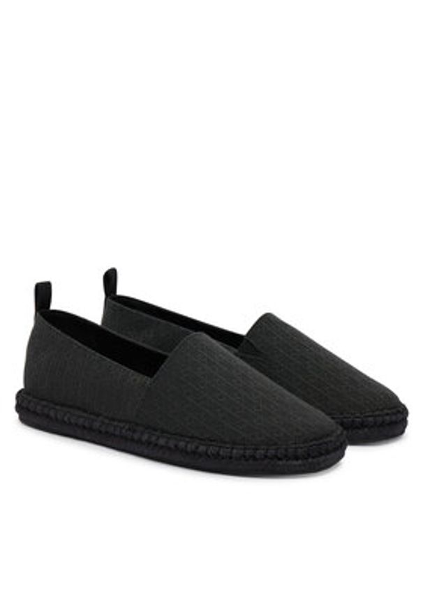 Calvin Klein Espadryle Espadrille Aop Cv HM0HM02231 Czarny. Kolor: czarny. Materiał: materiał