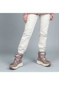 Złoty Róż Śniegowce Filippo Stylowe Damskie Buty Na Platformie. Kolor: złoty. Obcas: na platformie. Styl: elegancki #1