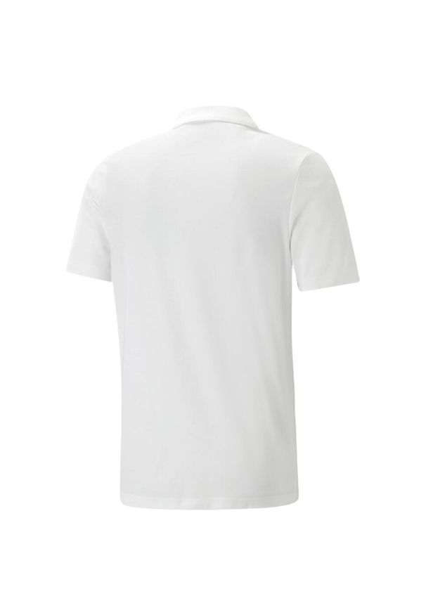 Koszulka Polo Sportowa Męska Puma Mapf1. Typ kołnierza: polo. Kolor: biały. Styl: sportowy