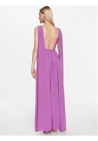 Kontatto Sukienka koktajlowa YM509 Fioletowy Regular Fit. Kolor: fioletowy. Materiał: syntetyk. Styl: wizytowy #4