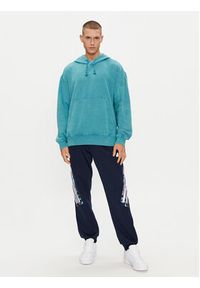 Adidas - adidas Bluza ALL SZN Garment-Wash IB4074 Niebieski Loose Fit. Kolor: niebieski. Materiał: bawełna #6