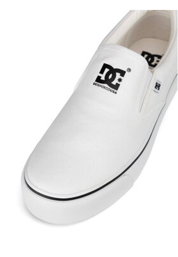 DC Shoes Tenisówki WFA3015-1 Biały. Kolor: biały. Materiał: materiał
