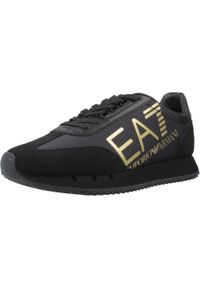 EA7 - Kapcie EMPORIO ARMANI 7X000541 AF18609 Czarny. Kolor: czarny. Materiał: syntetyk, skóra. Sport: turystyka piesza
