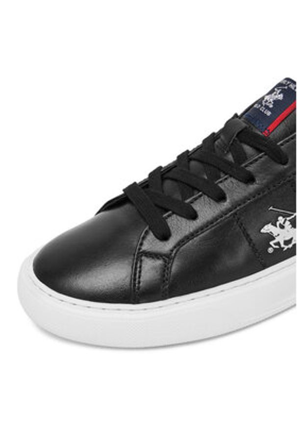 Beverly Hills Polo Club Sneakersy CEO-LOMAX-01 MI08 Czarny. Kolor: czarny. Materiał: skóra