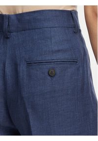 Weekend Max Mara Spodnie materiałowe Malizia 2615131112 Granatowy Regular Fit. Kolor: niebieski. Materiał: len #5