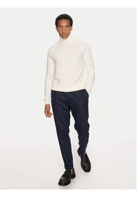 PAUL & SHARK - Paul&Shark Golf 14311078 Écru Regular Fit. Typ kołnierza: golf. Materiał: wełna #3