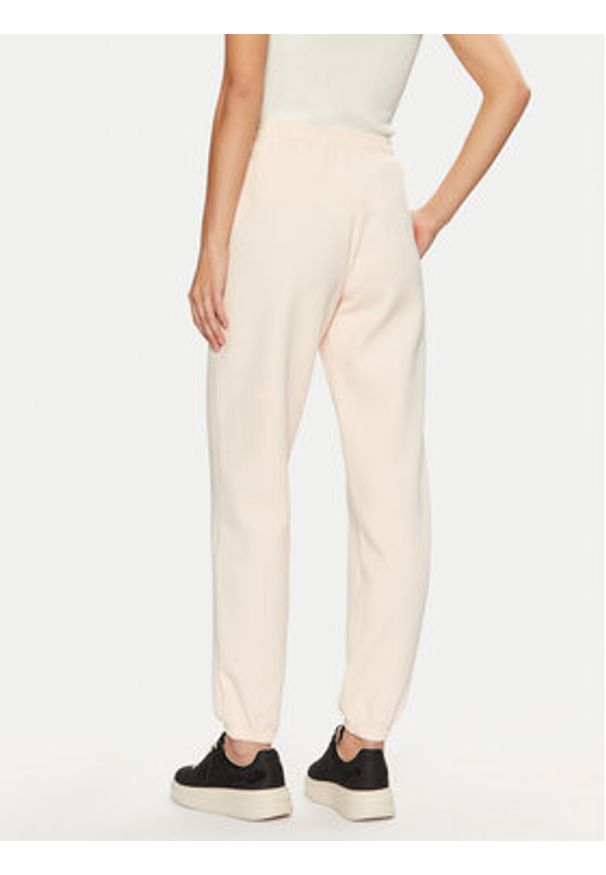 Guess Spodnie dresowe V5RB02 KCLD1 Écru Regular Fit. Materiał: bawełna
